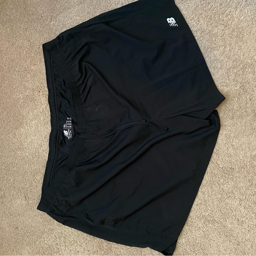 New Balance Men's Athletic Black Shorts